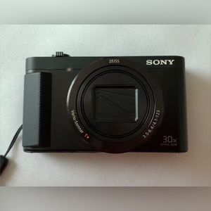 Sony - Cyber-shot DSC-HX80 18.2-Megapixel Digital Camera - Black